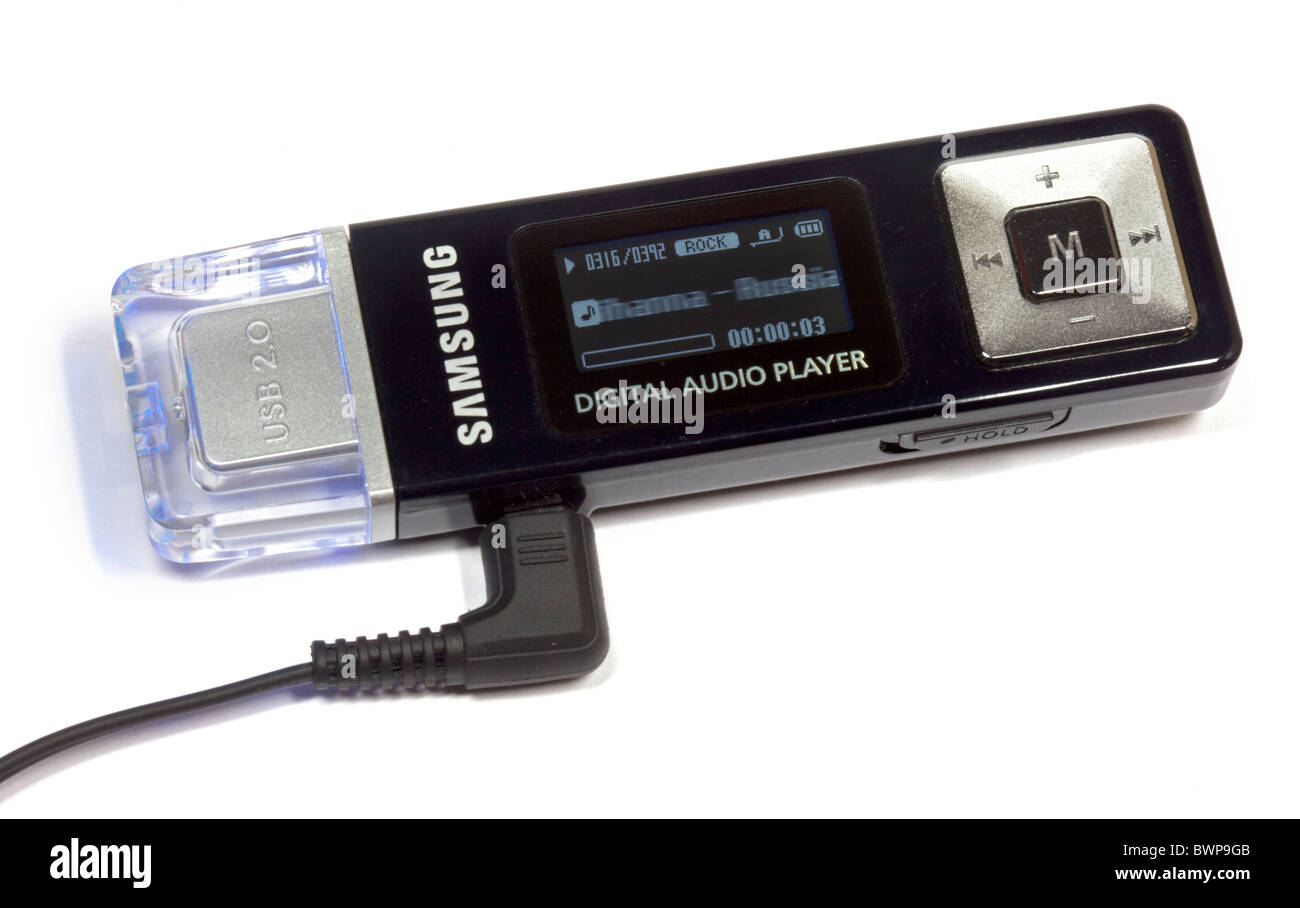 Samsung MP3 Player Stock Photo