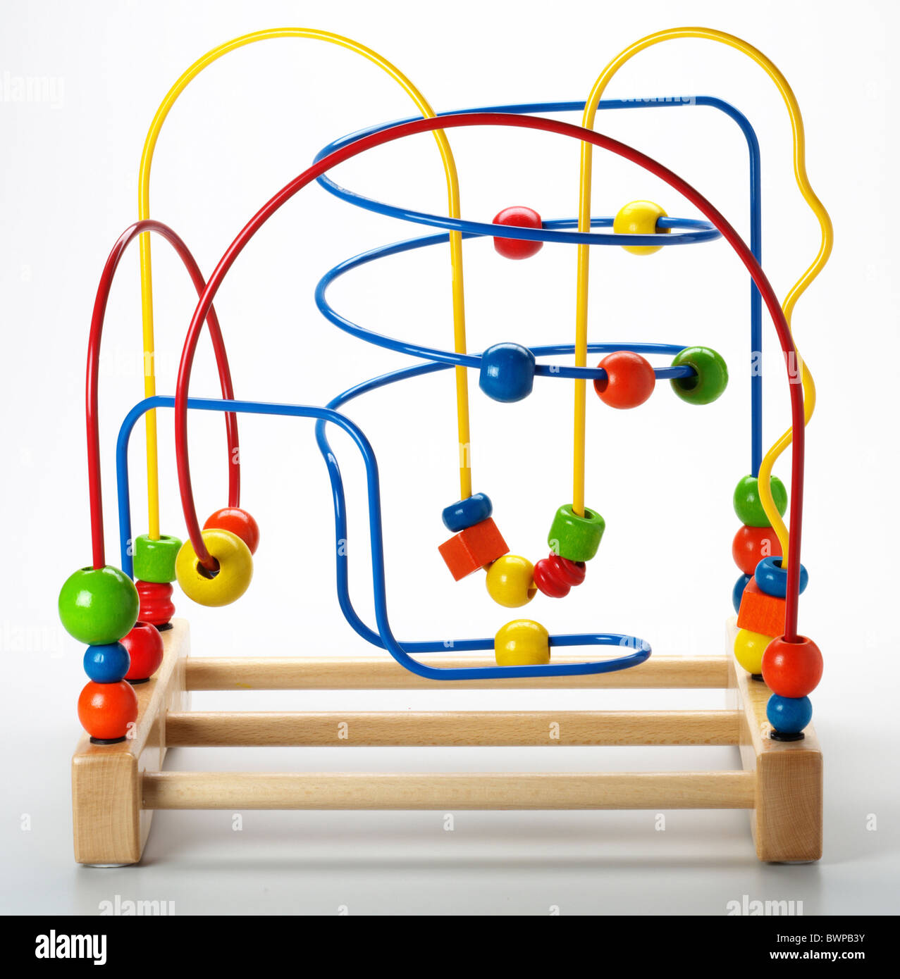 Bead puzzle toy Stock Photo
