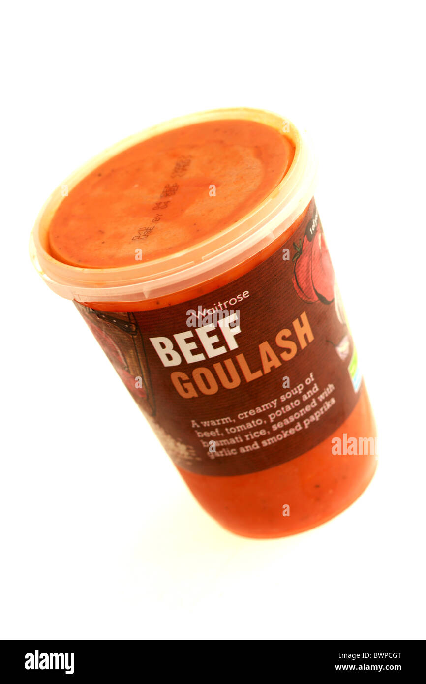 Waitrose Beef Goulash Soup Stock Photo Alamy