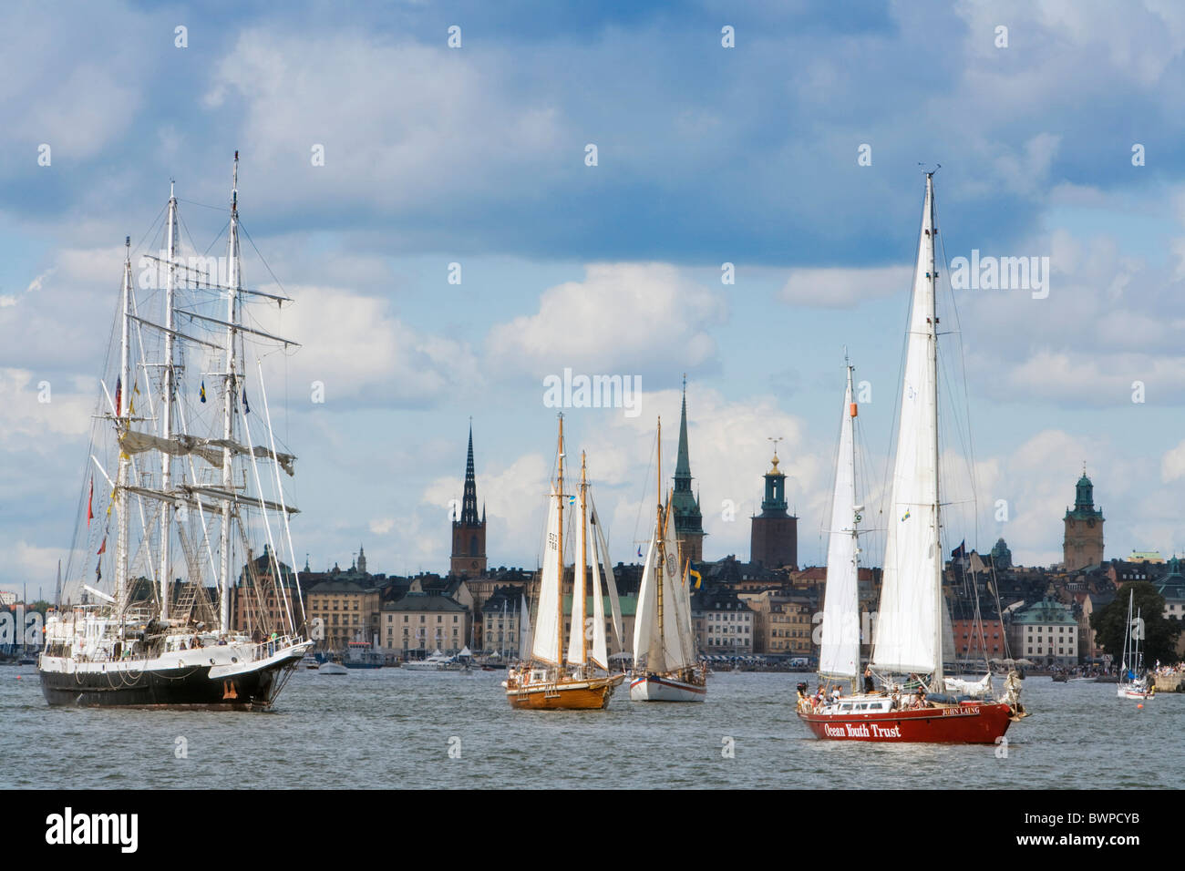 Sweden Europe Stockholm Tall Ships Races 2007 Regatta Race Sailer ...