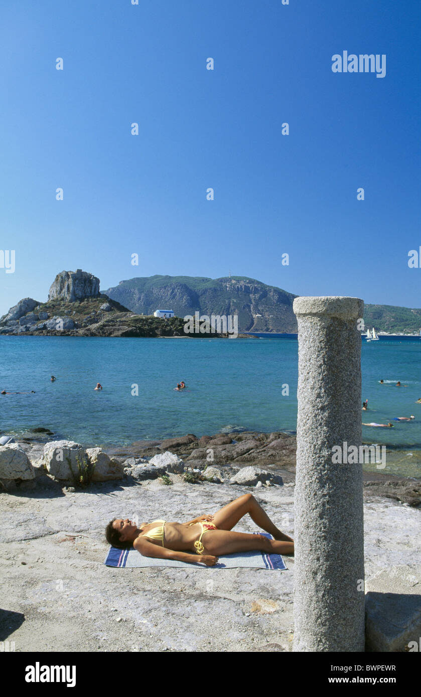 Agios Stefanos Kos Dodecanese Greece Europe Basilica Europe