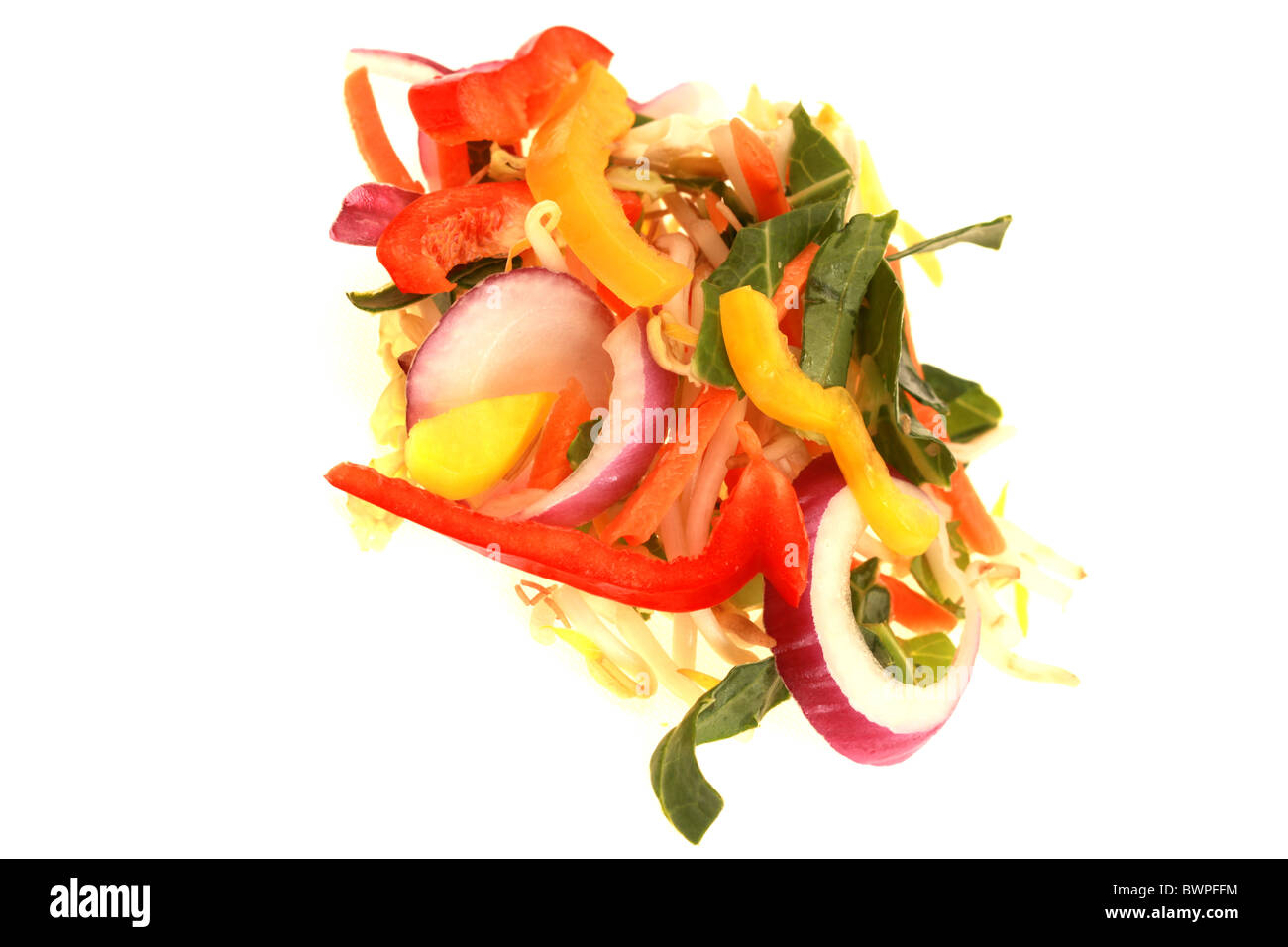 Mixed Pepper Stir Fry Stock Photo - Alamy