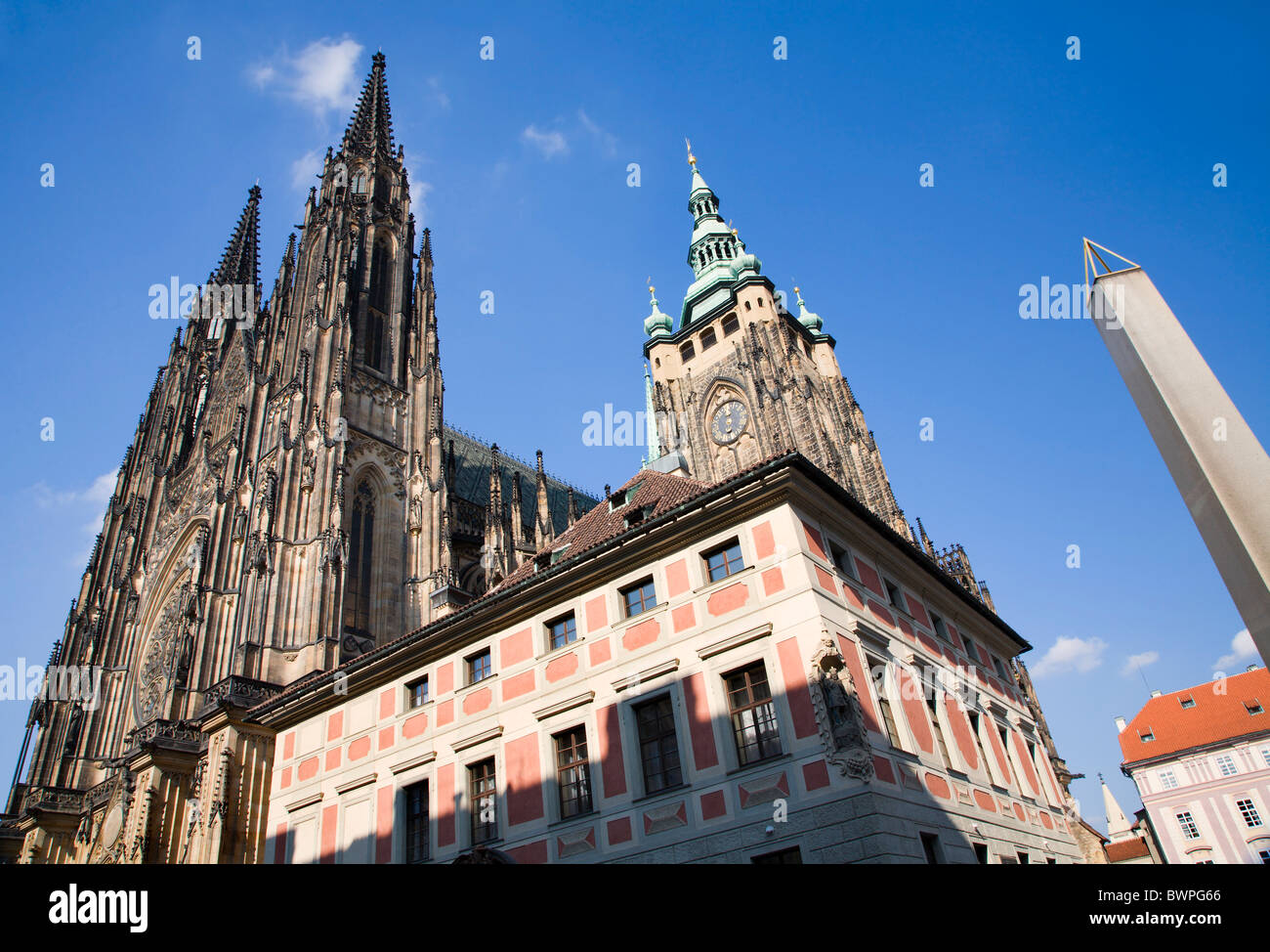 Prague - st. Vitus cathedral Stock Photo