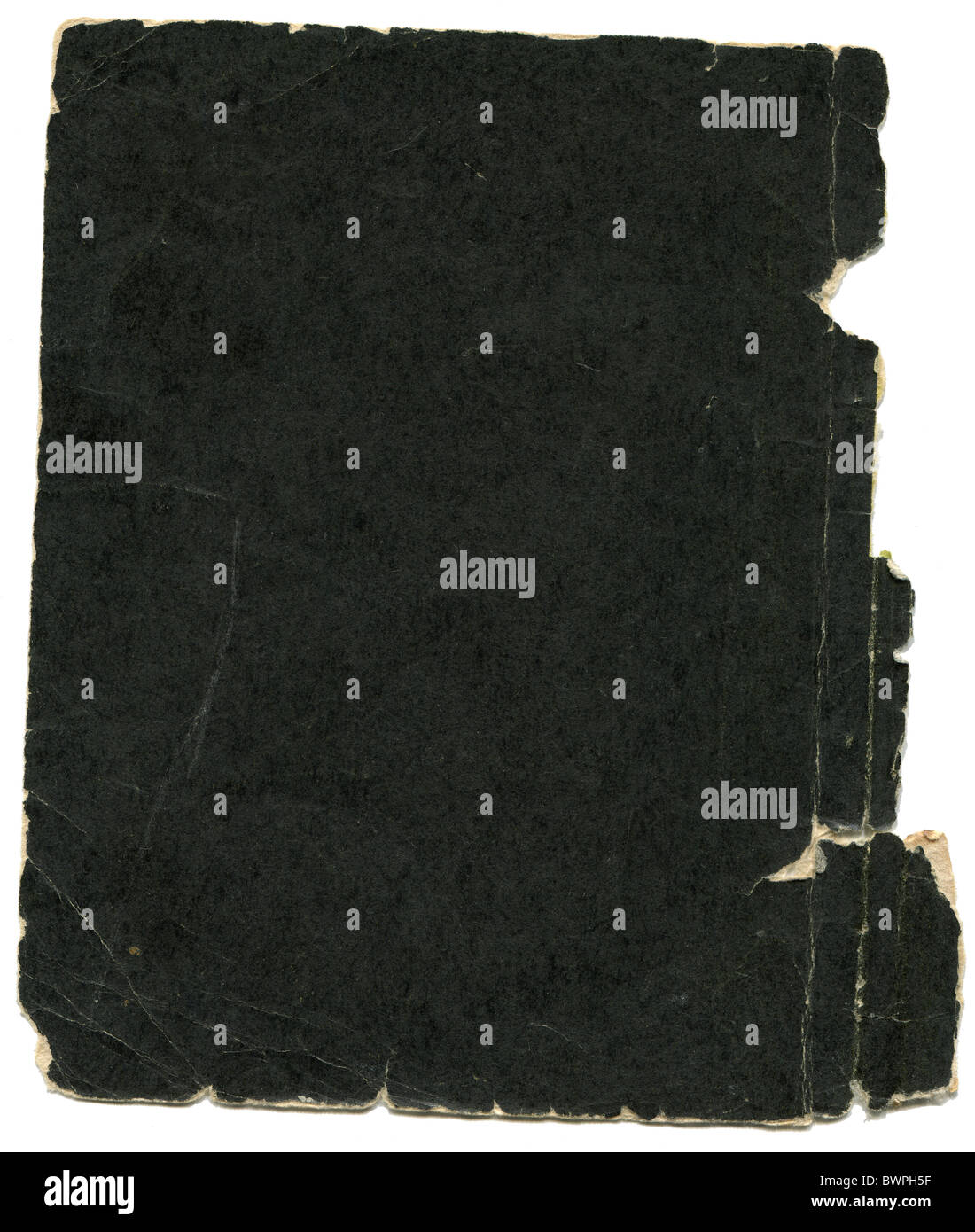 Crumpled black paper isolated on white Stock Photo - Alamy