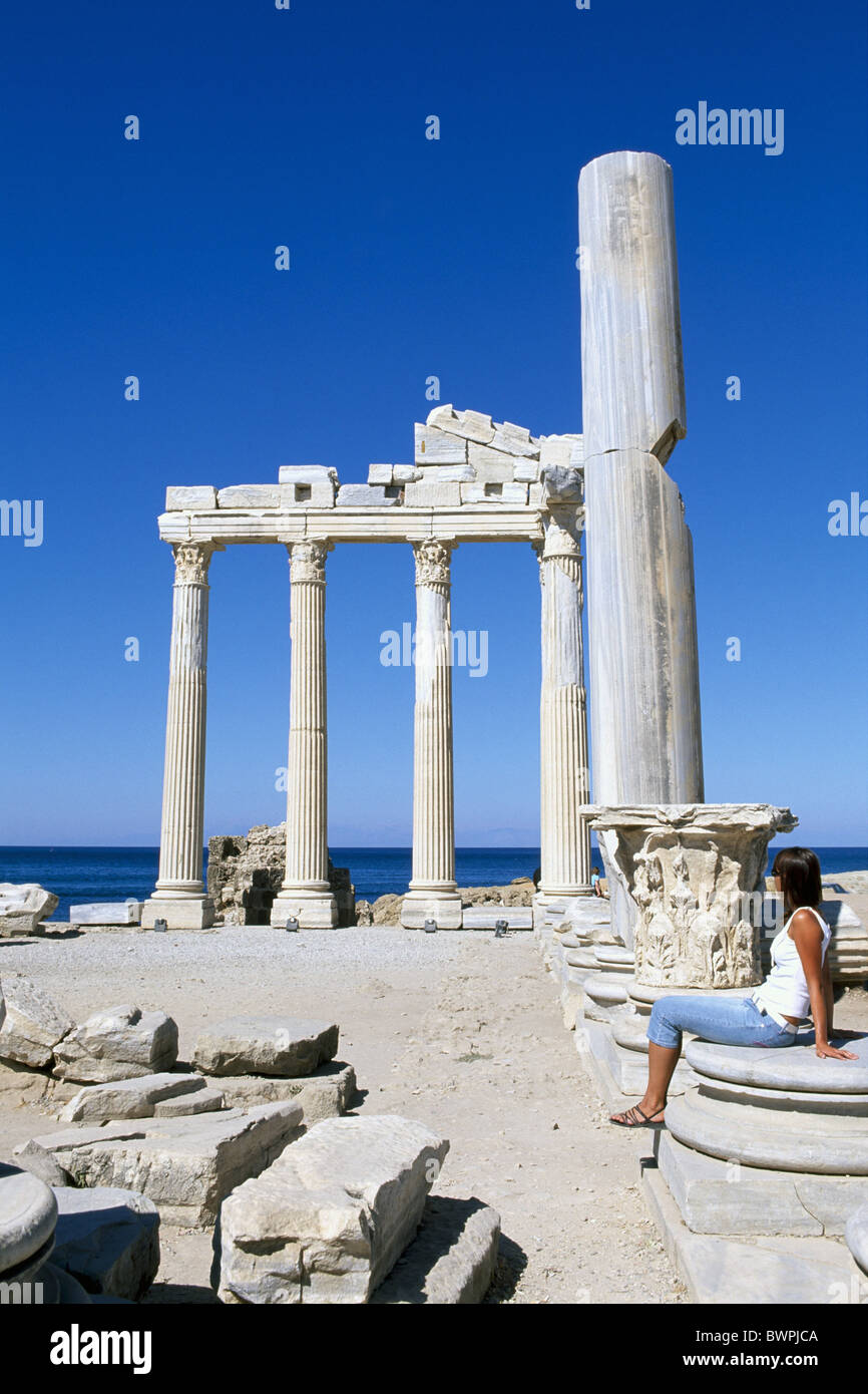 Turkey Apollon temple Side Turkish Riviera culture Europe travel ruins ...