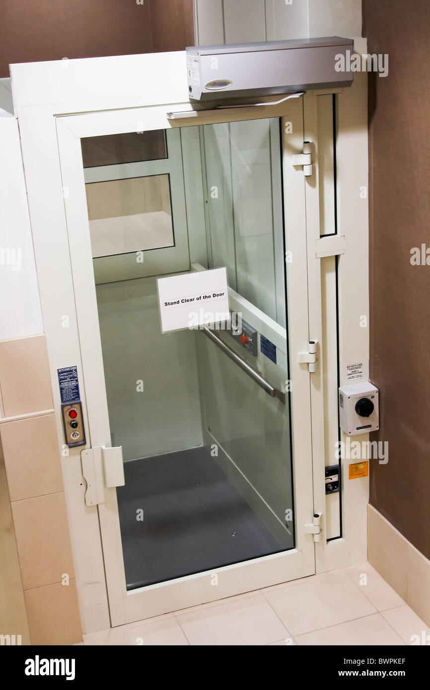 elevator for elderly and disabled people Stock Photo Alamy