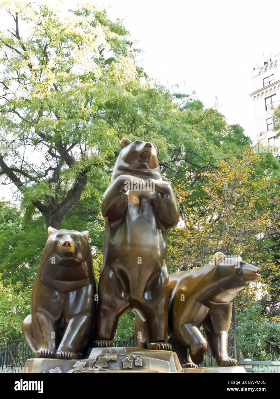 The Group of Bears Statue, Central Park, NYC Stock Photo Alamy