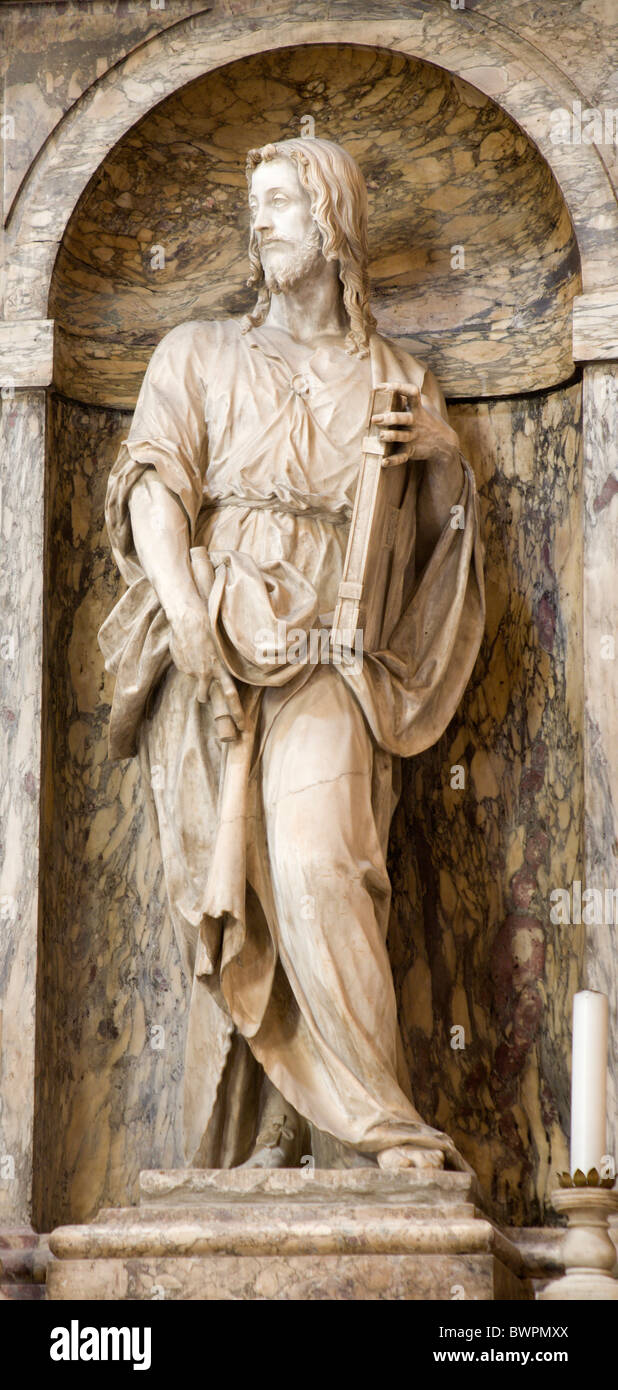 Florence st. James statue in cathedral Santa Maria del Fiore Stock