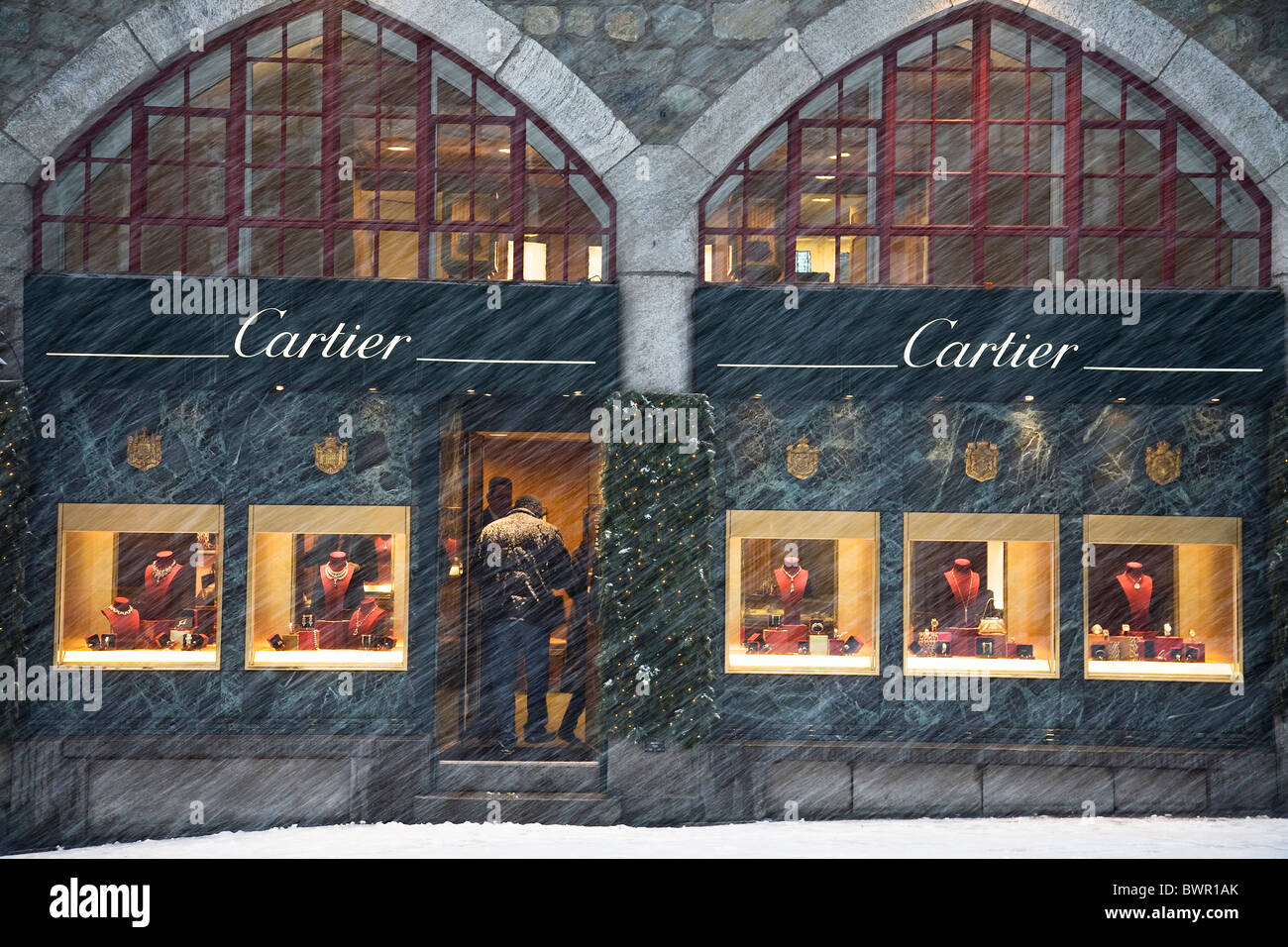 St moritz shopping hi-res stock photography and images - Alamy