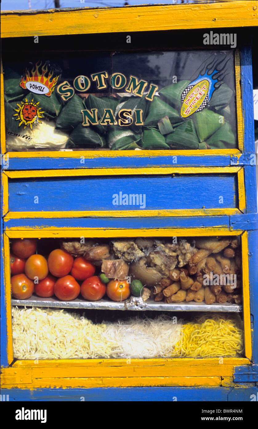 Indonesia Jakarta city Java island town Jakarta ambulant foodstall