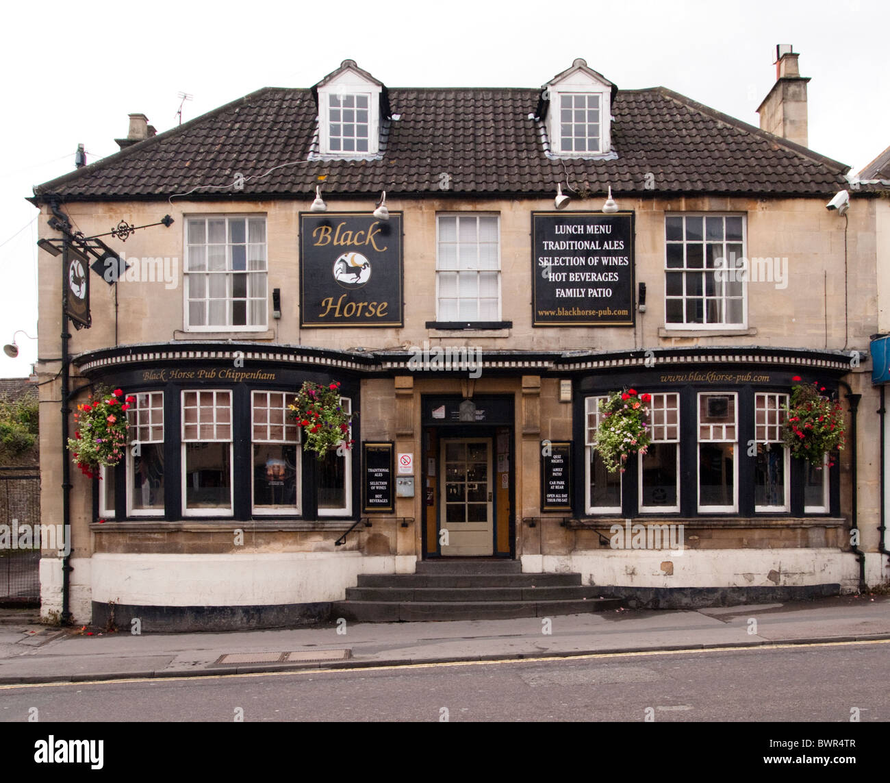 Black Horse Pub Chippenham Wilts UK Stock Photo Alamy