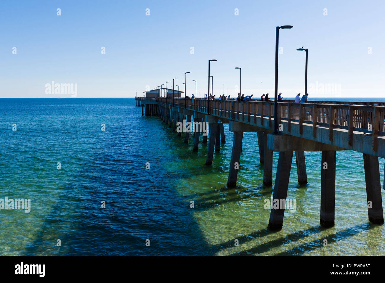 Fishing Pier on the beach at Gulf State Park, Gulf Shores, Gulf Coast