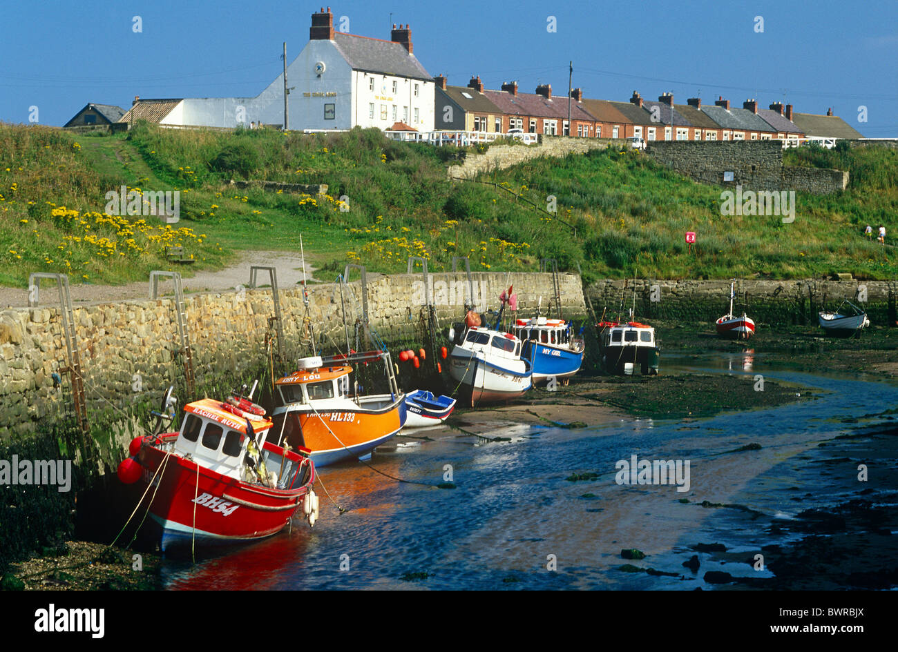 a-view-of-seaton-sluice-harbour-with-moored-boats-northumberland-coast