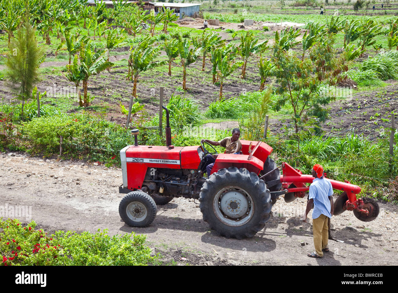 Farming africa tractor hires stock photography and images Alamy