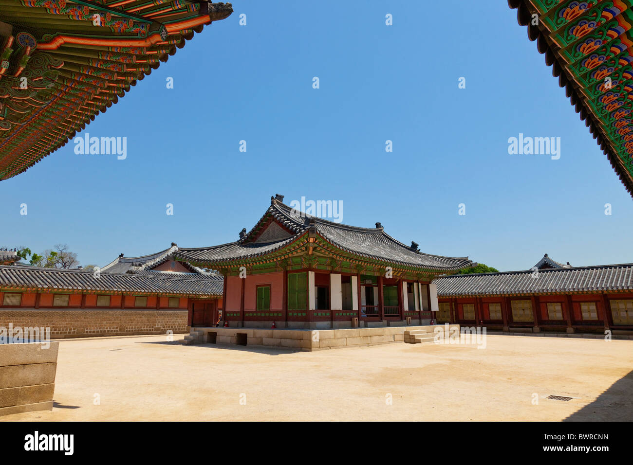 Gyeongbokgung Palace Seoul South Korea. JMH3903 Stock Photo