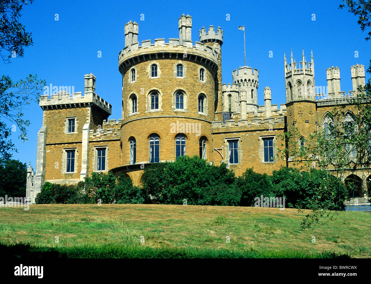 Belvoir Castle, Leicestershire England UK English castles stately home homes Stock Photo