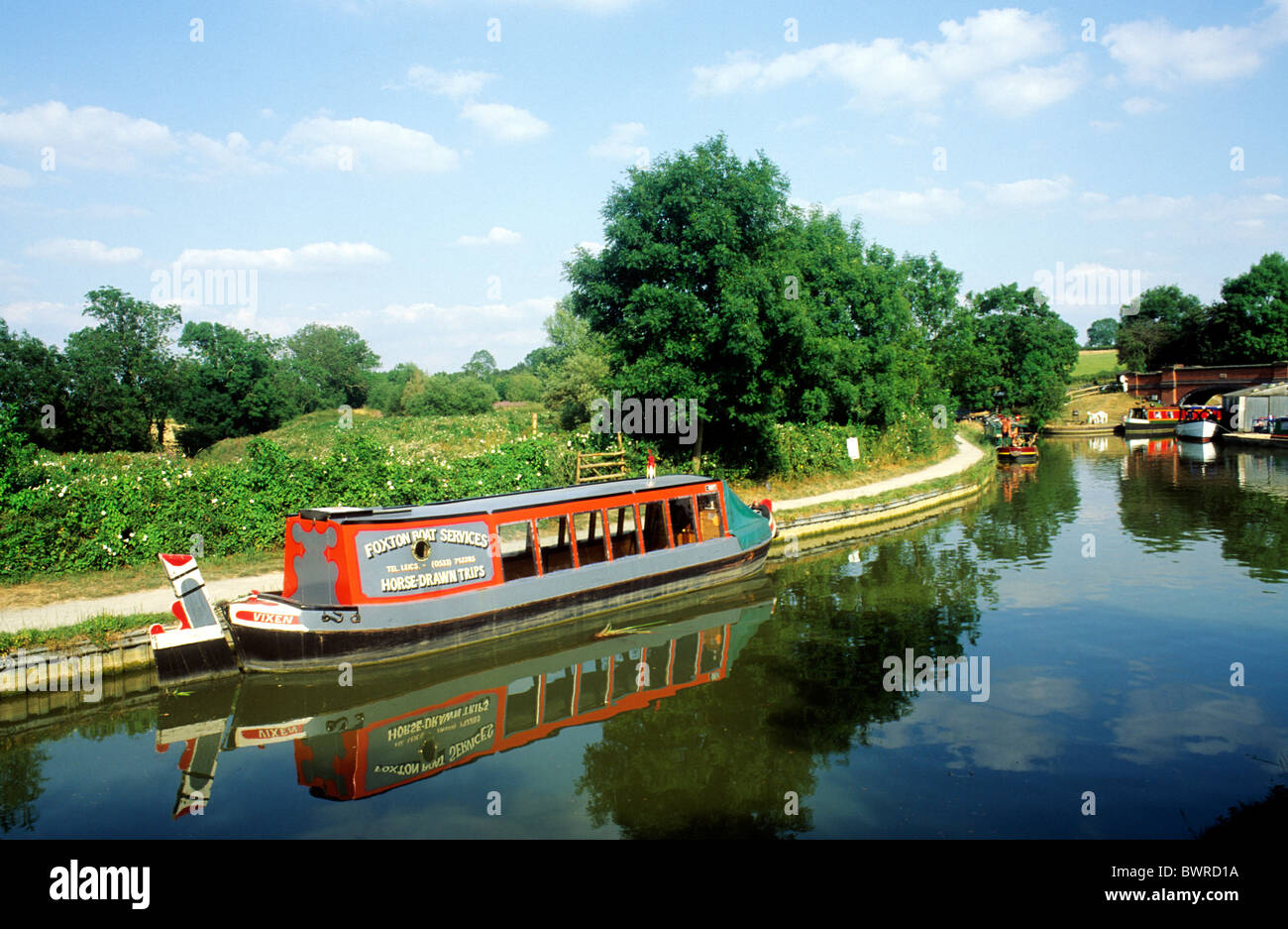 Foxton, Leicestershire canal barge barges narrow boat boats Grand Union