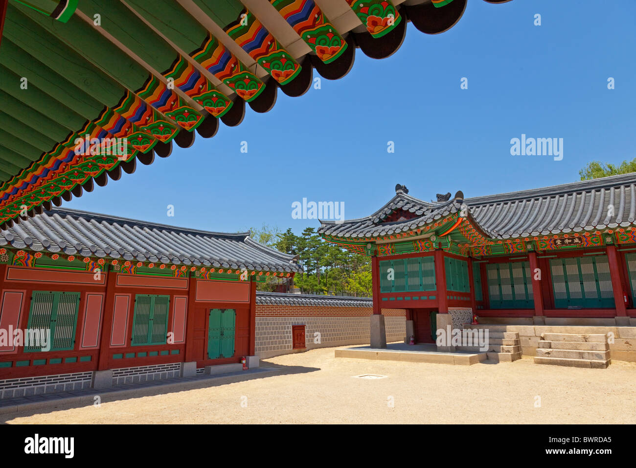 Gyeongbokgung Palace Seoul South Korea. JMH3931 Stock Photo