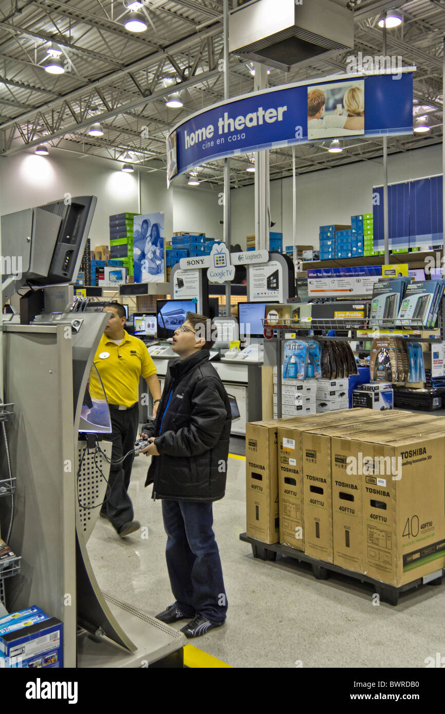 Washington, DC - Best Buy Thanksgiving and Christmas sale. Stock Photo