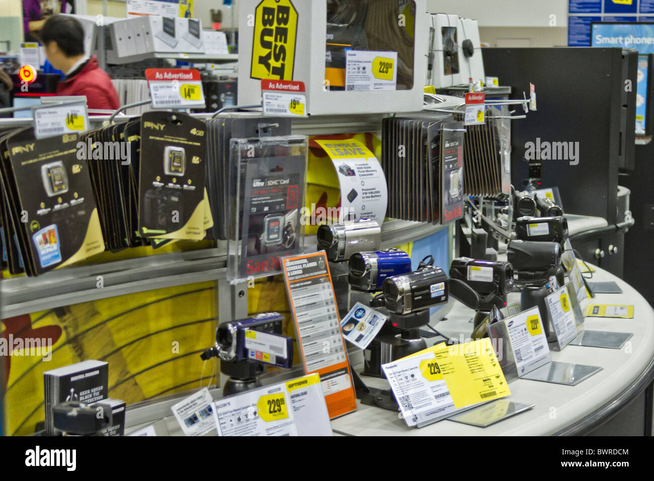 Washington, DC - Best Buy Thanksgiving and Christmas sale. Stock Photo