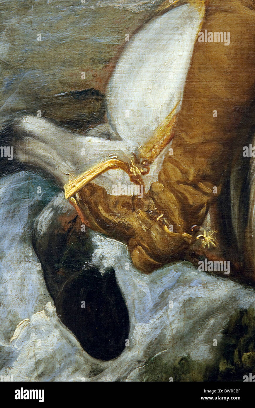 Detail: Don Gaspar de Guzmán 1587–1645, Count-Duke of Olivares, by Diego Rodríguez de Silva y Velázquez, Stock Photo