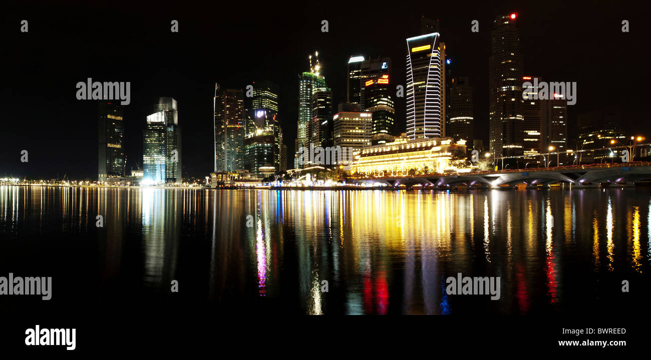 Singapore skyline Stock Photo