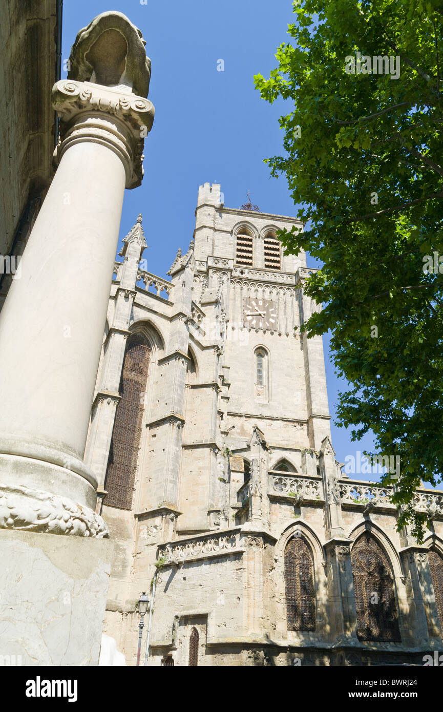 Saint Nazaires Cathedral Beziers France Stock Photo - Alamy