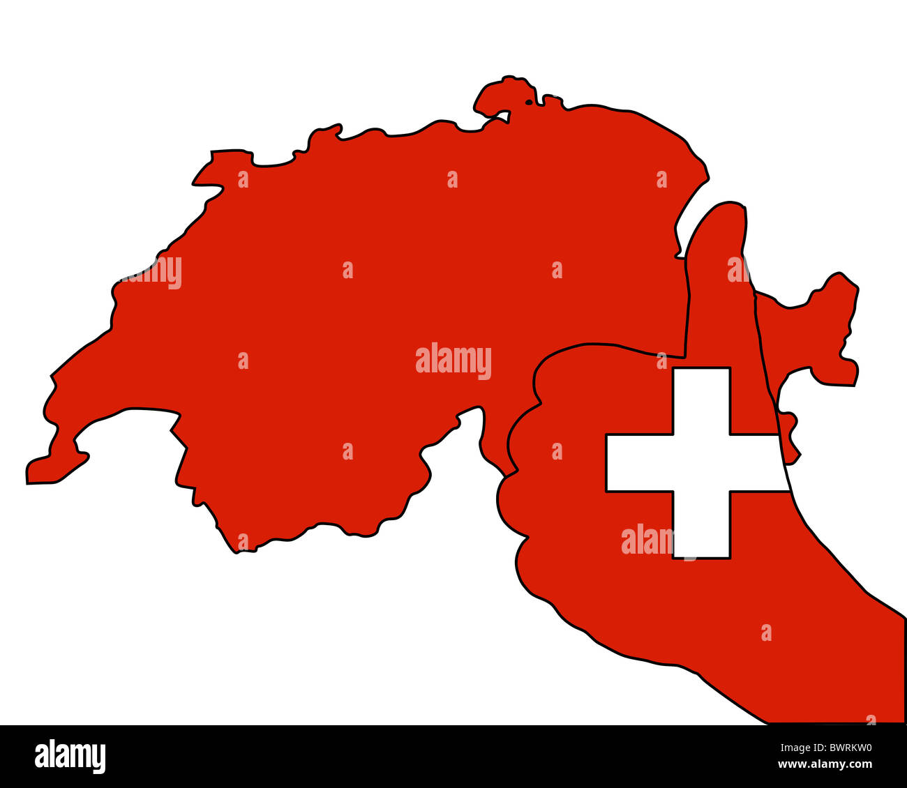 Switzerland hand signal Stock Photo Alamy