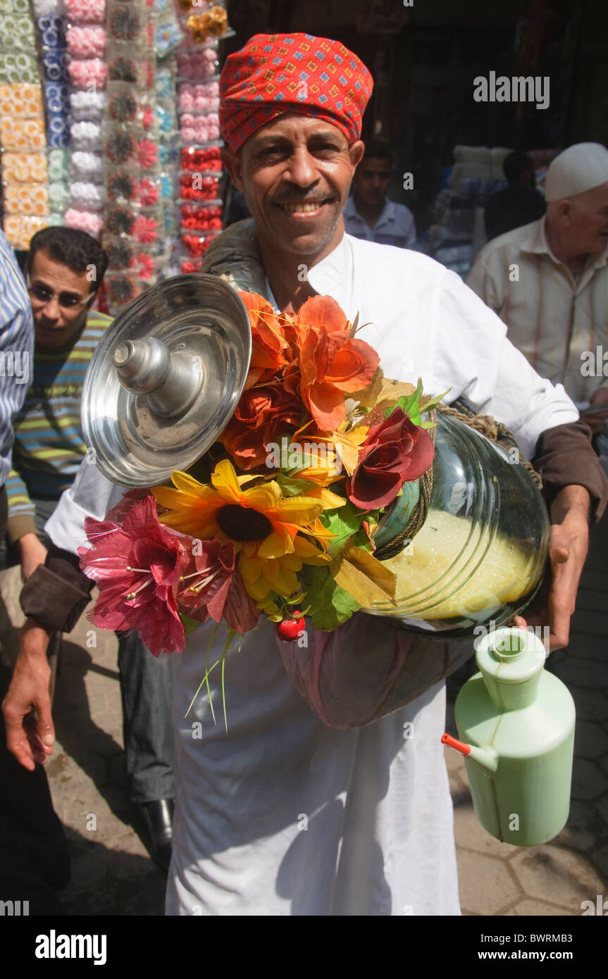 licorice drink seller in Cairo Egypt Stock Photo Alamy