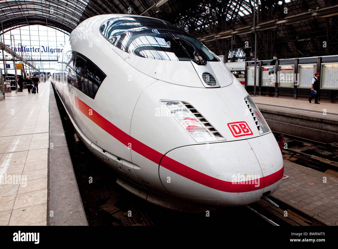 ICE, Frankfurt Central Station, Frankfurt am Main, Hesse, Germany, Europe Stock Photo Alamy