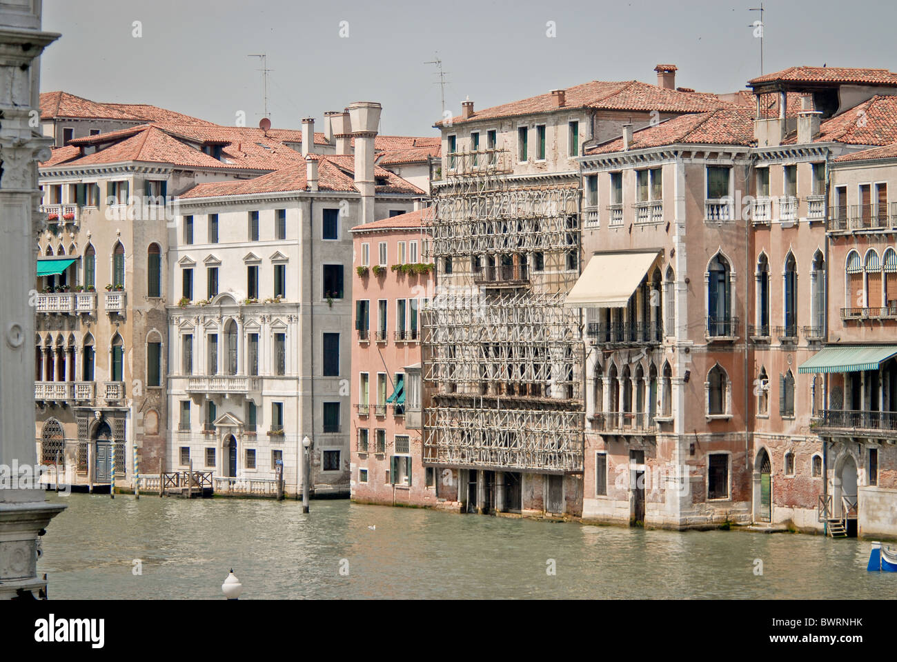 View from the Rialto Bridge down the Grand Canal Stock Photo - Alamy