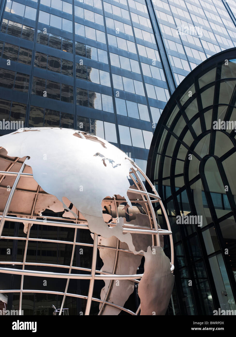 Sears Willis tower globe, Chicago, Illinois Stock Photo