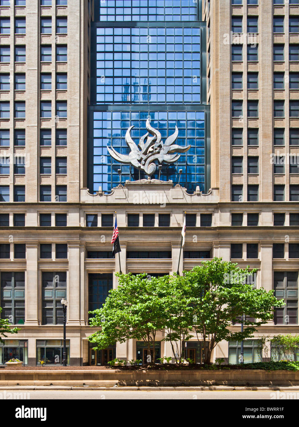 Richard Hunt's Freeform, Chicago, Illinois Stock Photo