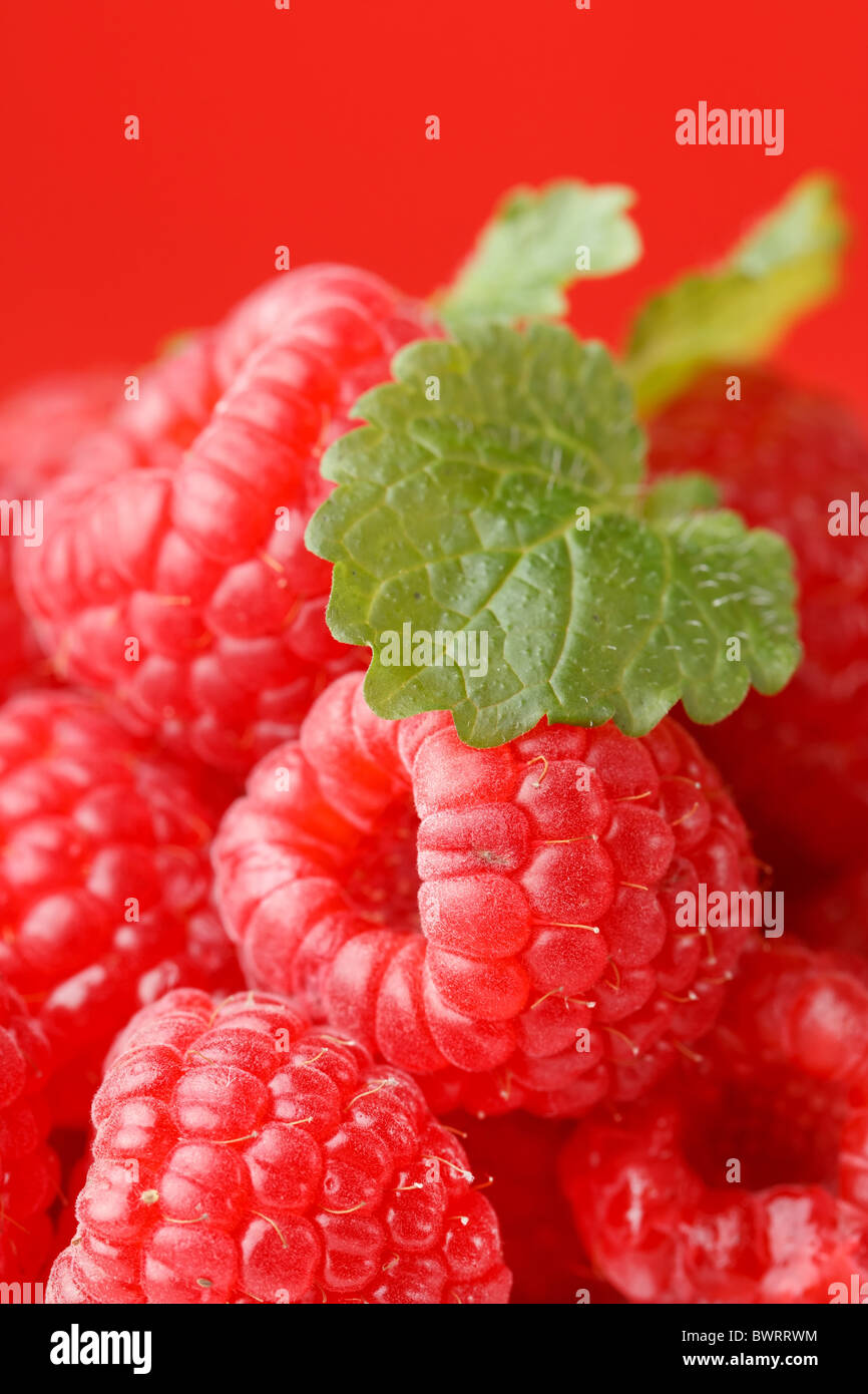 Pink Raspberry Mint Fresh red raspberry jam mint hi-res stock photography and images - Alamy