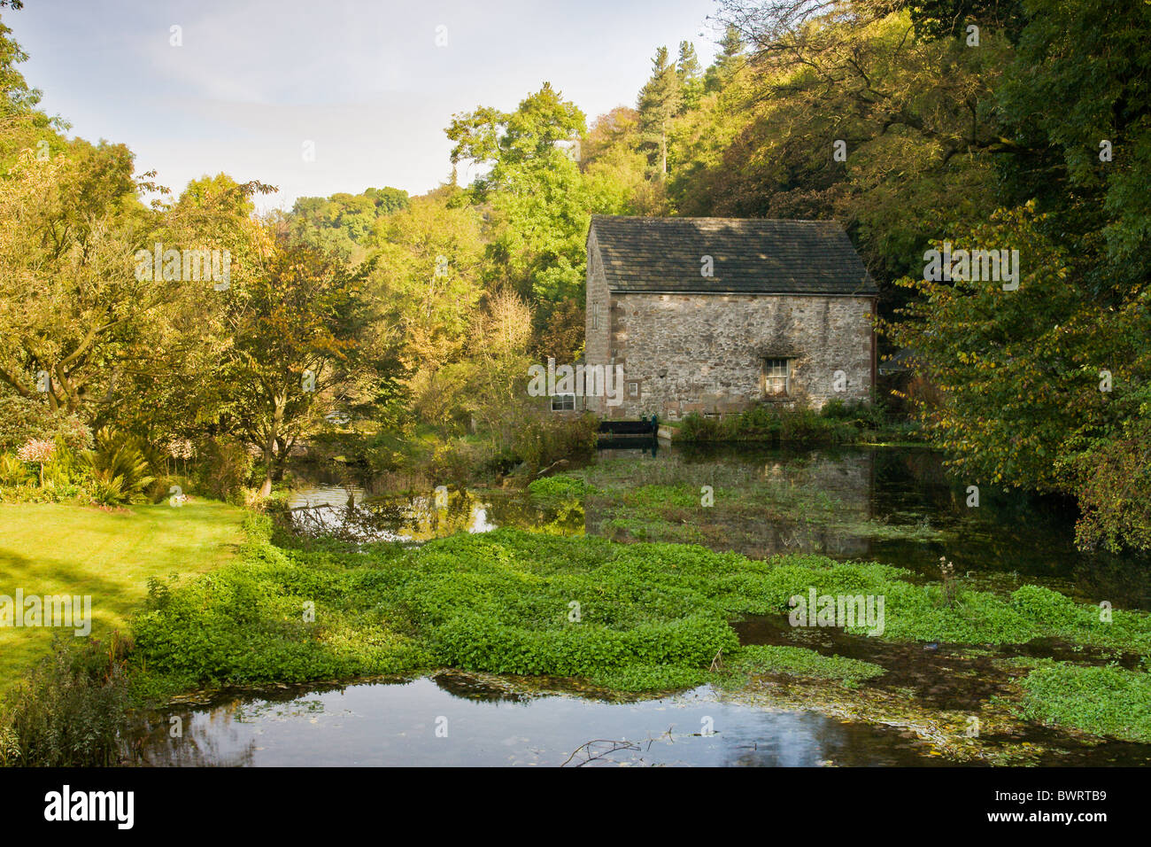 Corn Mill,Alport,Peak District National Park, Derbyshire, England Stock