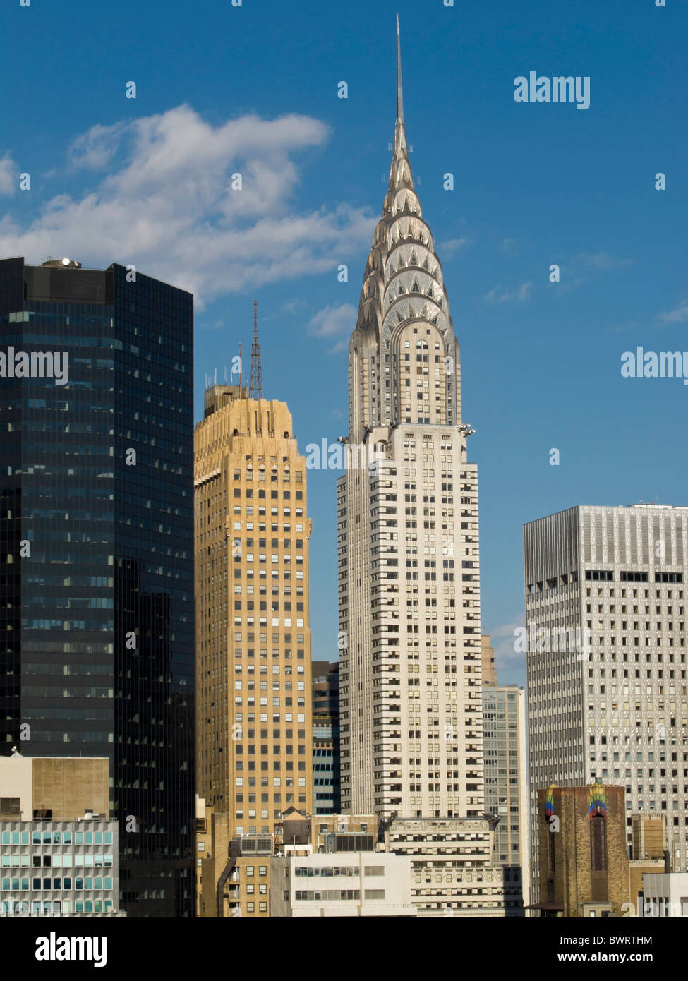 Chrysler Building And Midtown Manhattan Nyc Stock Photo Alamy