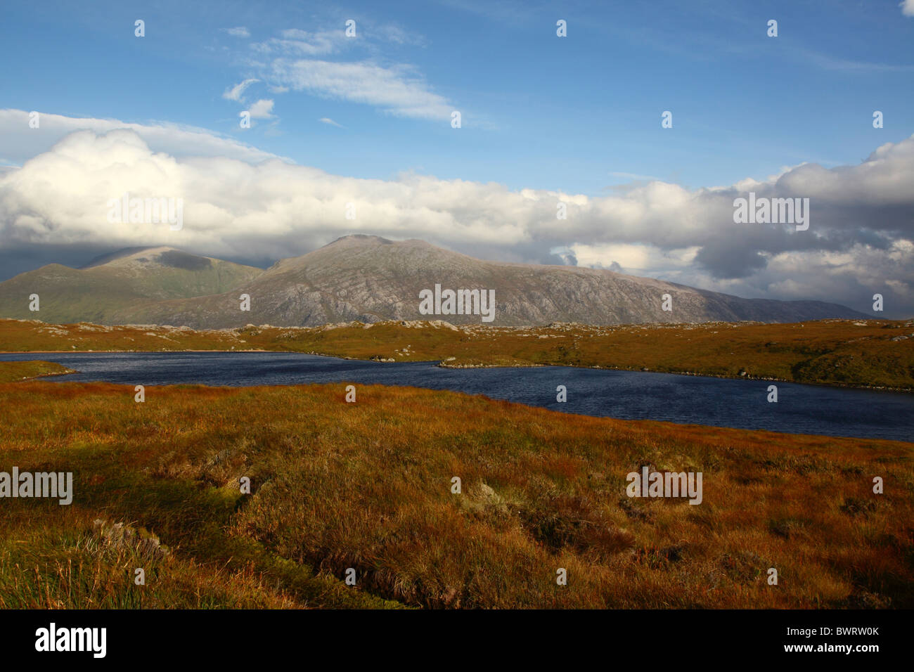 Cranstackie and Loch Tarbhaidh,Sutherland,Highlands.North west Scotland,UK Stock Photo