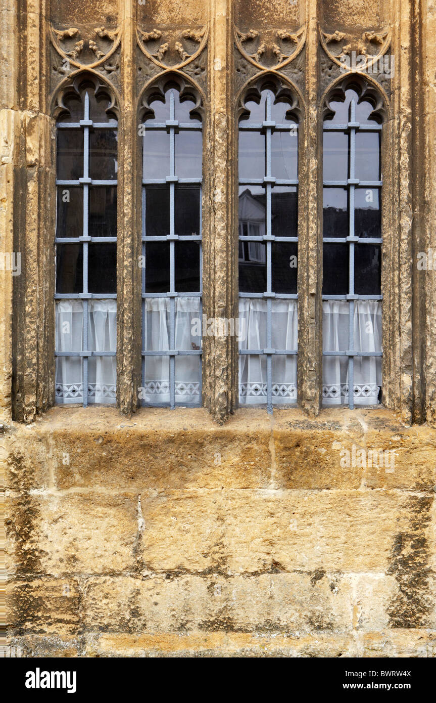 Arched window in Chipping Campden, Gloucestershire Stock Photo - Alamy