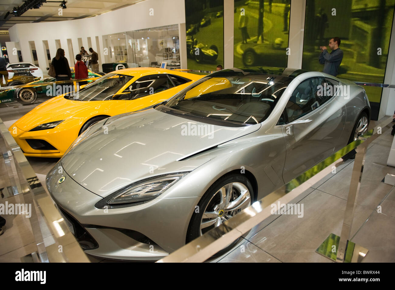 The Lotus Elan (yellow) and Elite (gray) concept cars at the 2010 LA ... The Lotus Elan (yellow) and Elite (gray) concept cars at the 2010 LA ...