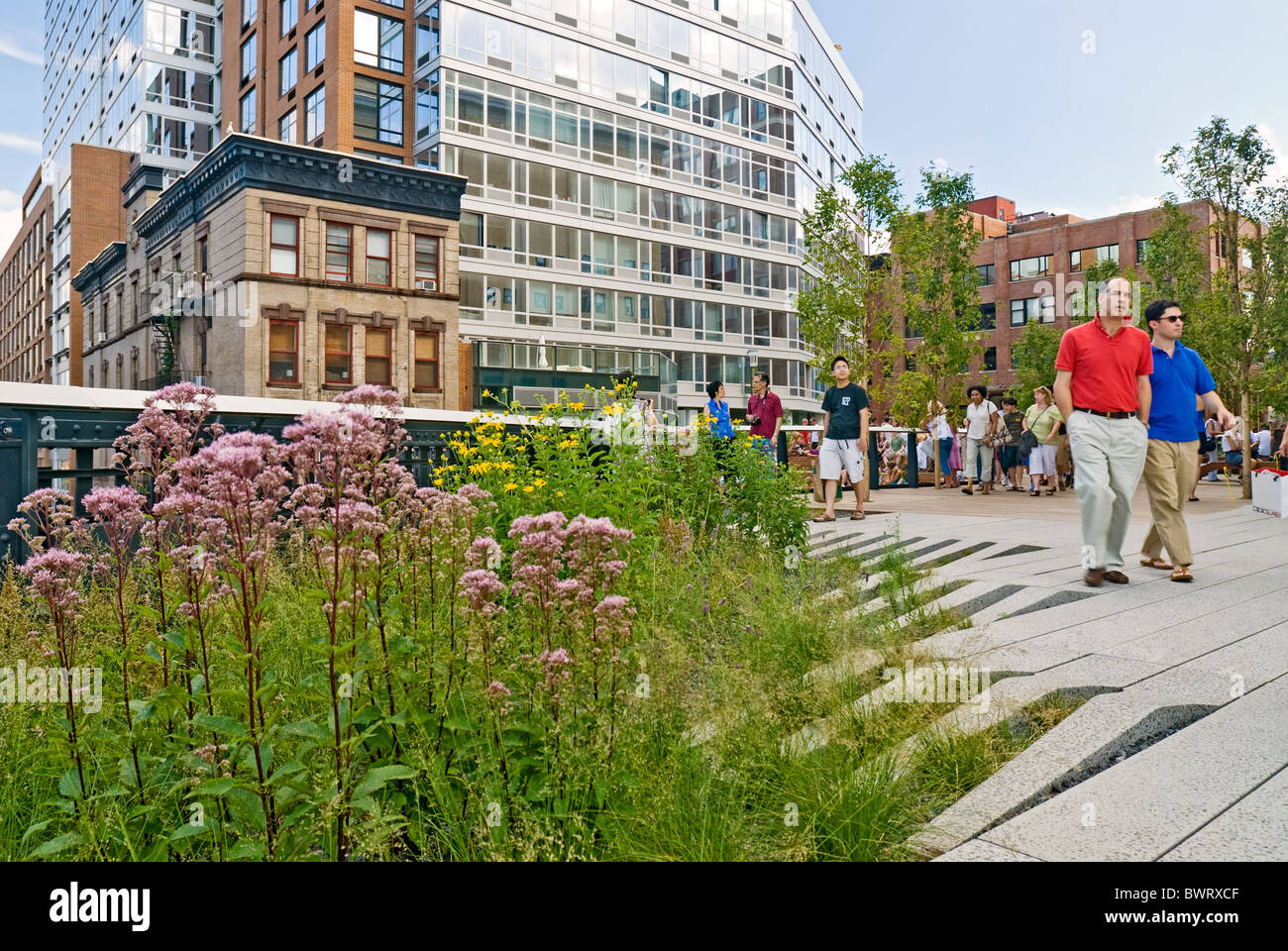 The High Line Park, New York City, Manhattan Stock Photo Alamy