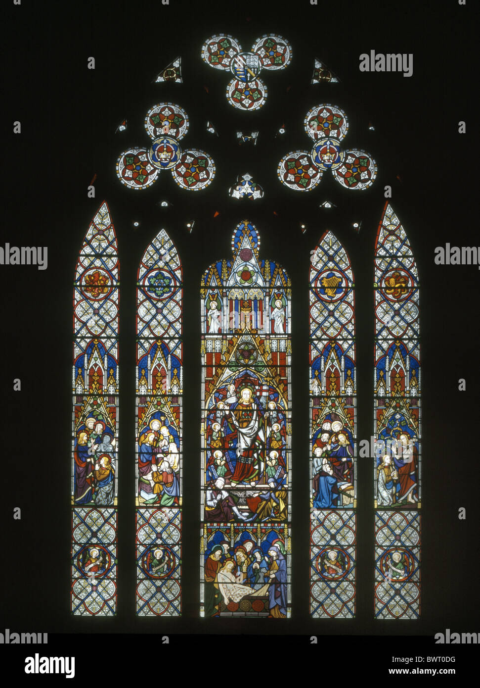 Chester cathedral window hi-res stock photography and images - Alamy