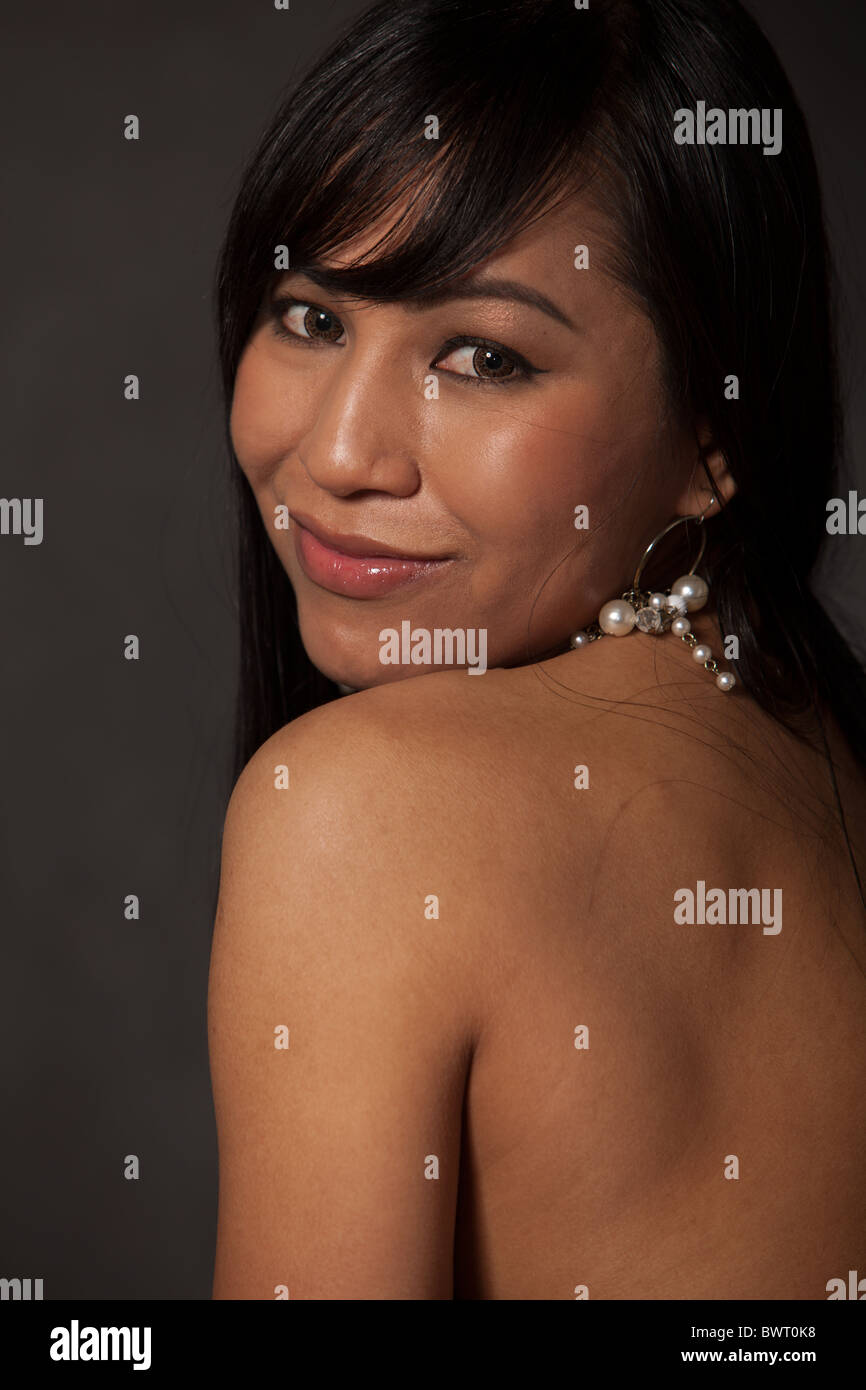 Attractive thirties asian woman Stock Photo