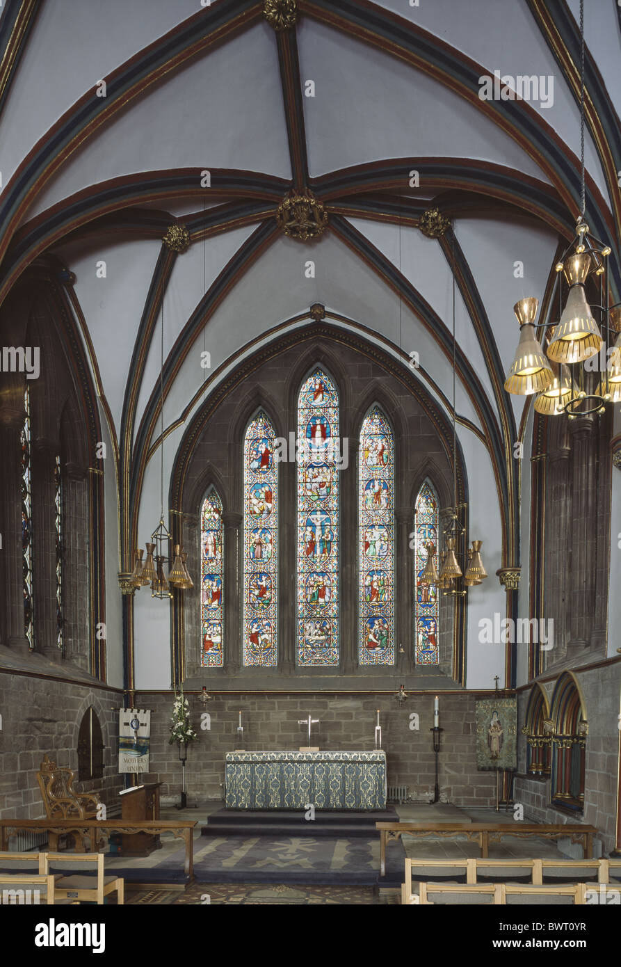 Chester Cathedral Lady Chapel Stock Photo