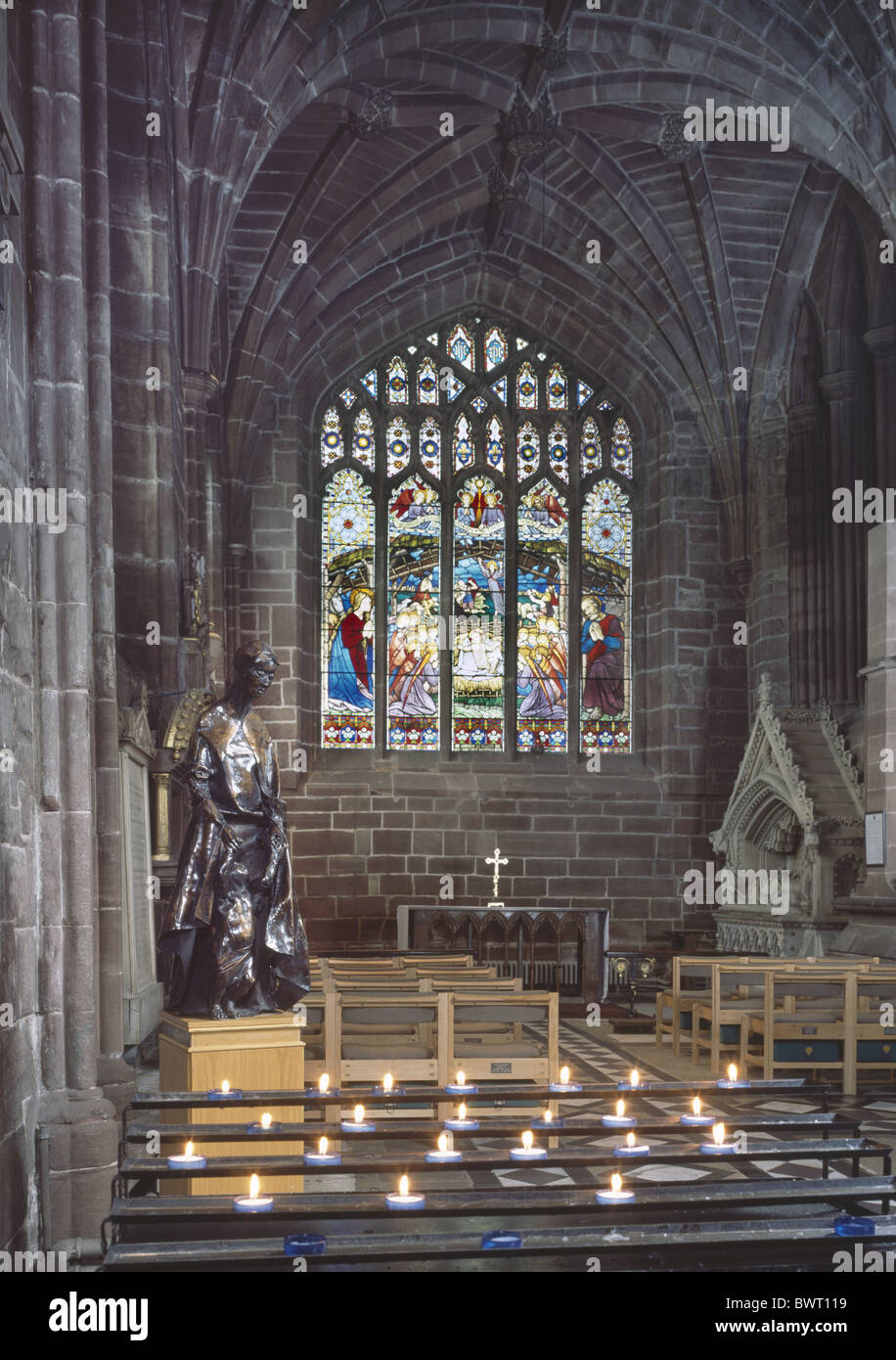 Chester Cathedral Saint Werburgh Chapel Stock Photo
