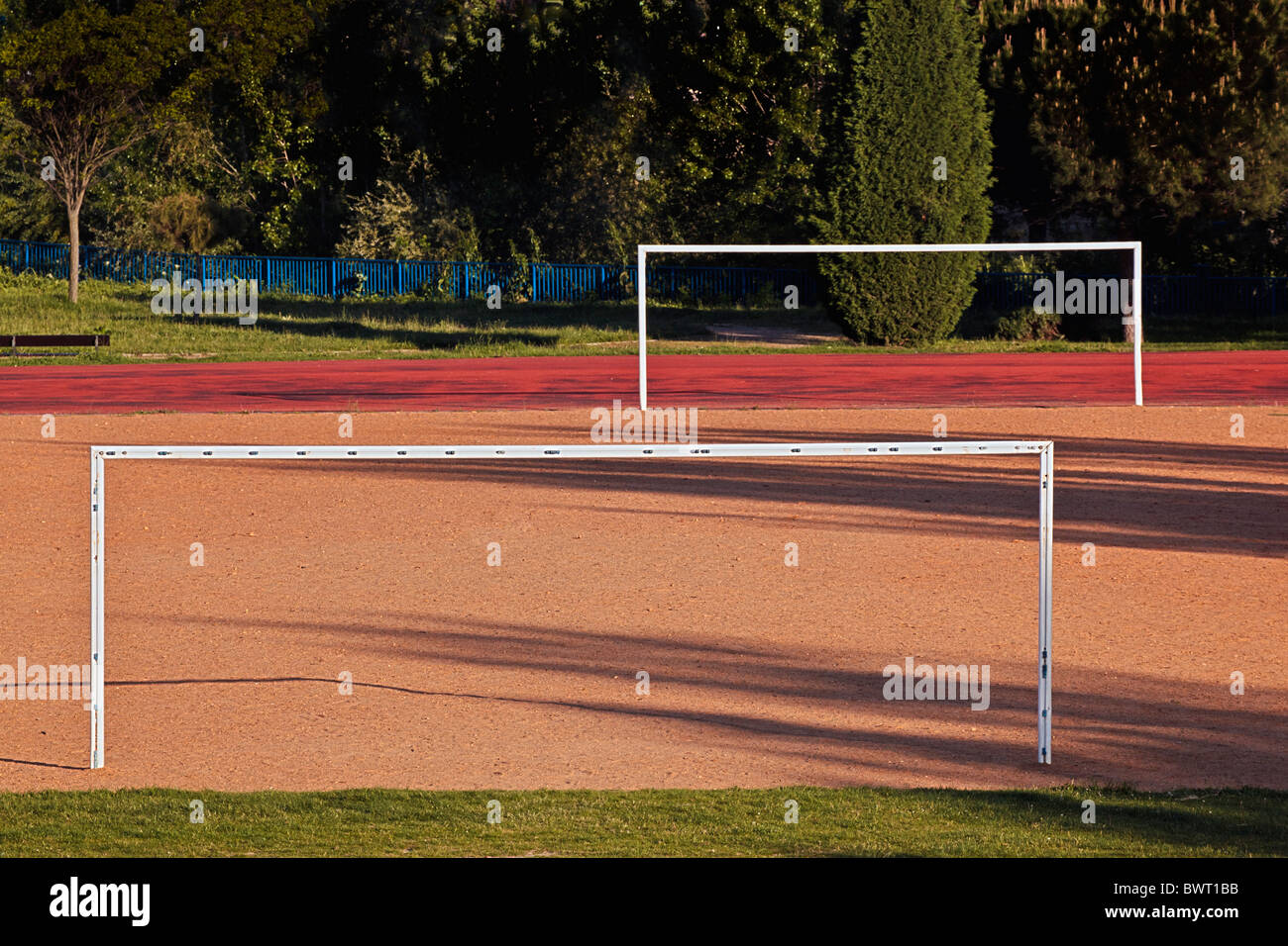 Football goal posts hires stock photography and images Alamy