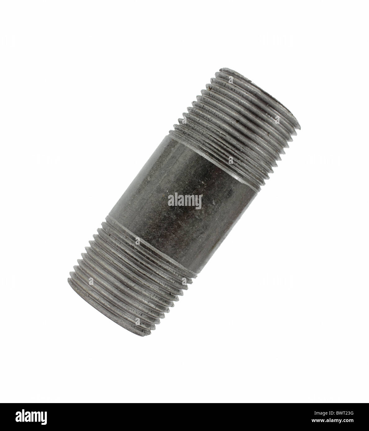 Black threaded pipe Stock Photo Alamy