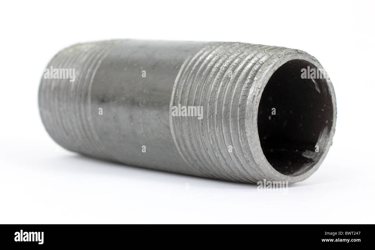 Small black threaded pipe Stock Photo Alamy