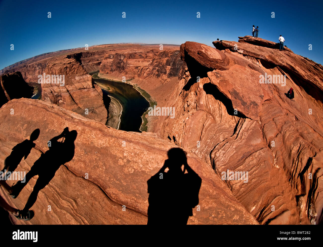 Landscape at Horseshoe Bend, Glen Canyon, Arizona, USA Stock Photo Alamy