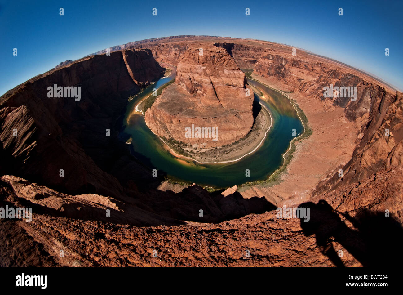 Landscape at Horseshoe Bend, Glen Canyon, Arizona, USA Stock Photo Alamy