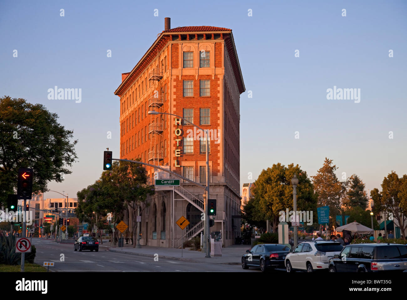 Culver Hotel in downtown Culver City, Culver Blvd, Los Angeles